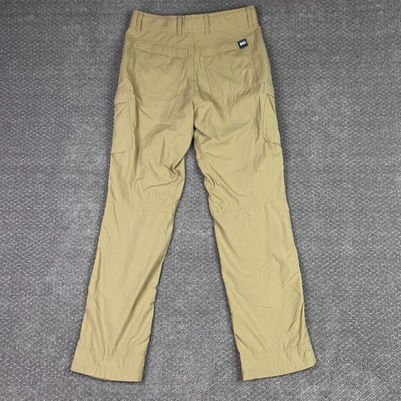 REI Co-op Sahara Roll Up Pants Cargo Relaxed Fit Men's 30 x 32 Khaki Belted - Picture 6 of 16